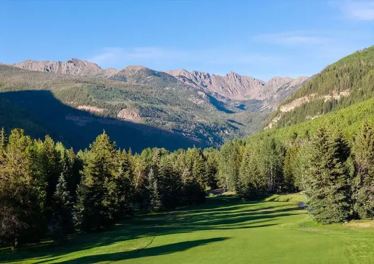 Golf course in Vail Village, Eagle County, Colorado