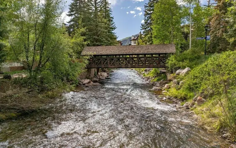 Bridge in Vail Village, Eagle County, Colorado