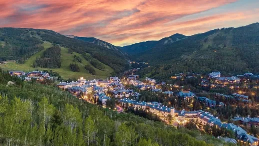 Atardecer sobre el Valle de Vail