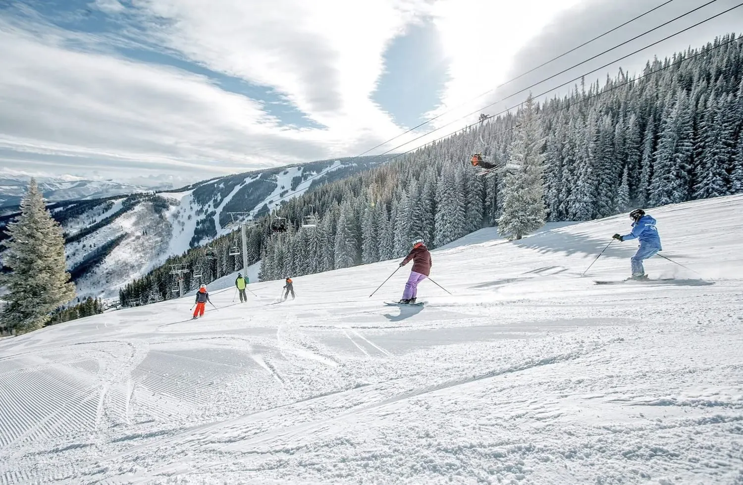 Vail ski area, Colorado